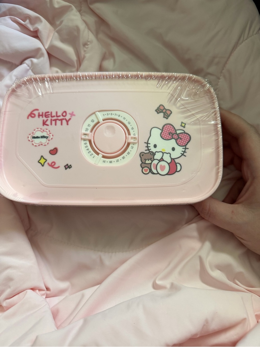 Hello Kitty Light Pink Stainless Steel Food Storage Box